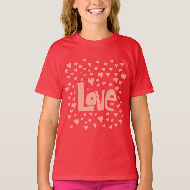 Camiseta Corações de Amor (Frente)