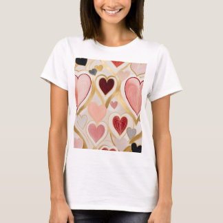 Camiseta Corações de Amor