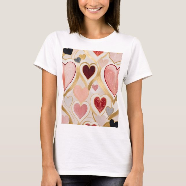 Camiseta Corações de Amor (Frente)