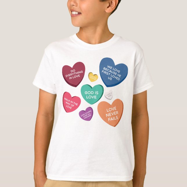 Camiseta Corações de Bala Cristã (Frente)