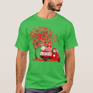 Camiseta Corações de Caminhão Vermelho Dia de os namorados 