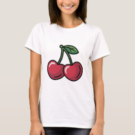 Camiseta Corações de Cereja