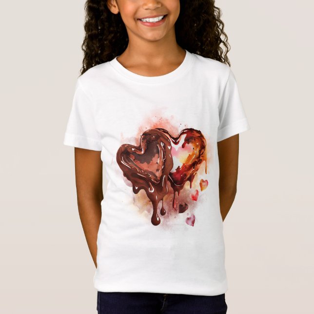 Camiseta Corações de Chocolate (Frente)