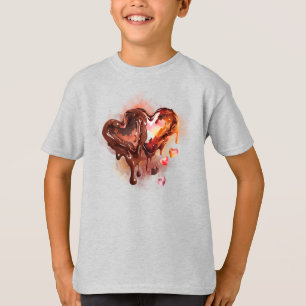 Camiseta Corações de Chocolate