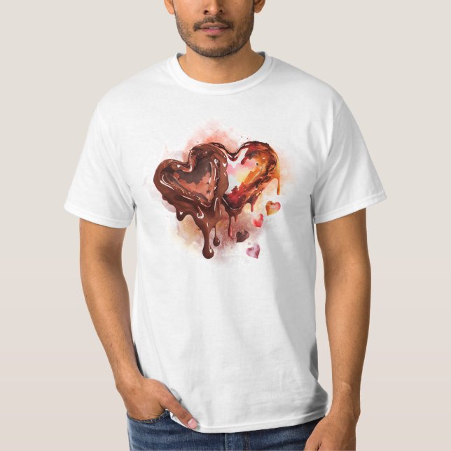 Camiseta Corações de Chocolate (Frente)