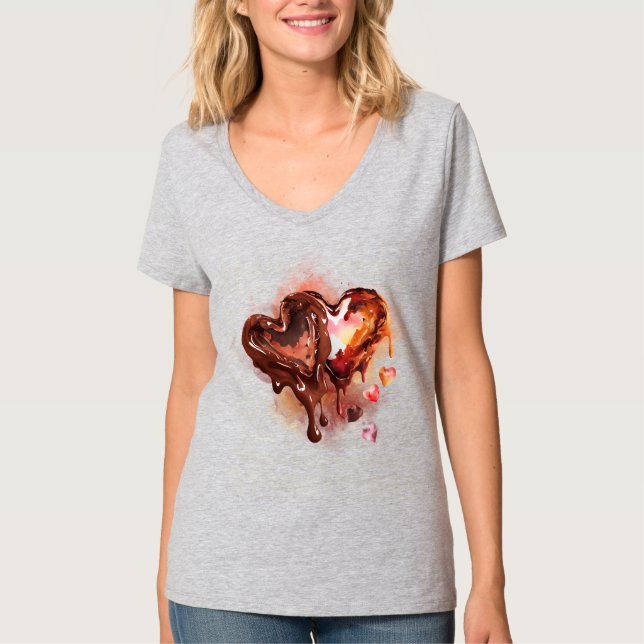Camiseta Corações de Chocolate (Frente)