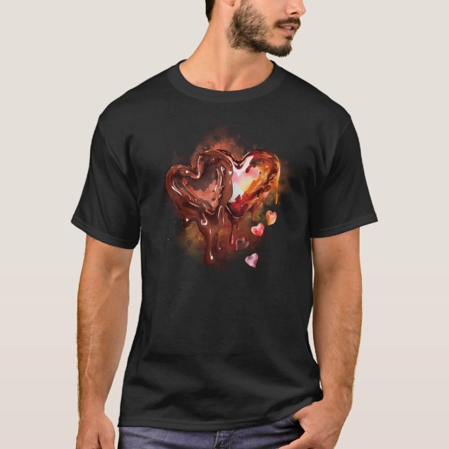 Camiseta Corações de Chocolate (Frente)
