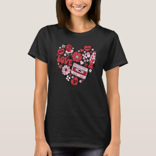 Camiseta Corações de Conversa Amor Casais Dia dos Namorados