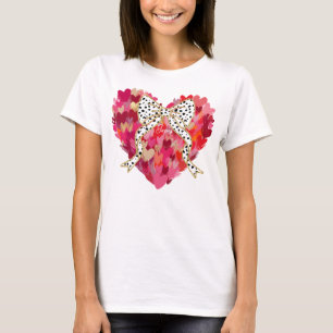 Camiseta Corações de Cruzamento e Arco Dalmático