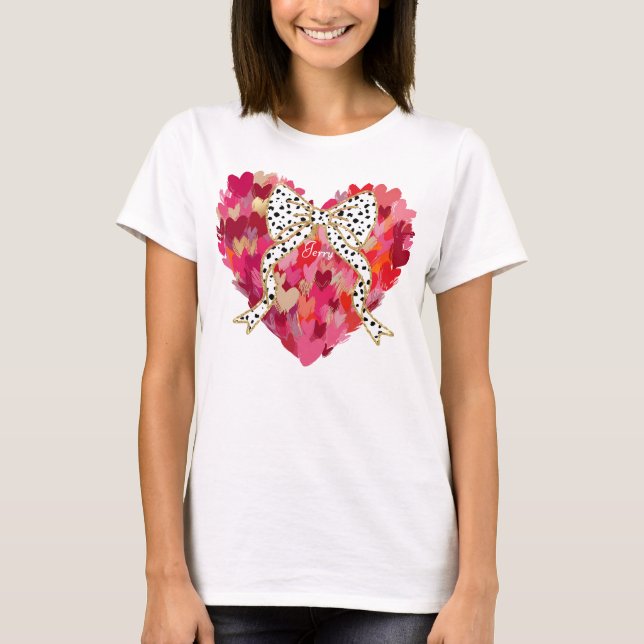 Camiseta Corações de Cruzamento e Arco Dalmático (Frente)