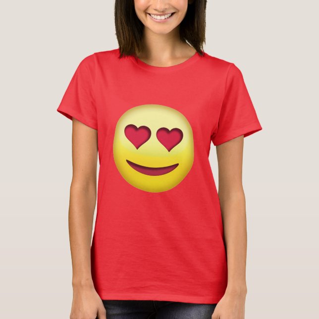 Camiseta Corações de Emoji (Frente)