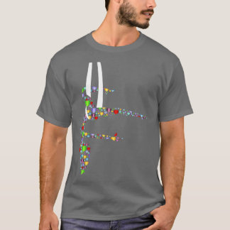 Camiseta Corações de Ioga Aéreo