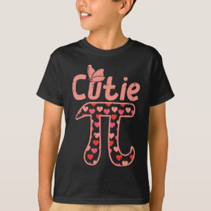 Camiseta Corações de Pizza Cutie Símbolo de Pi Day Bonito G