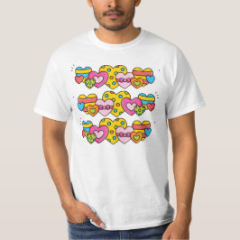 Camiseta Corações de São Valentim