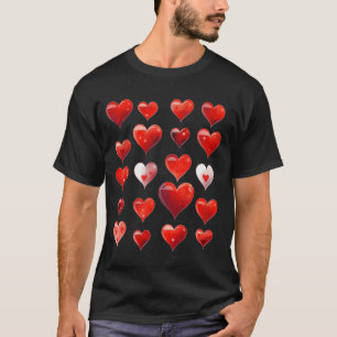 Camiseta Corações de São Valentim