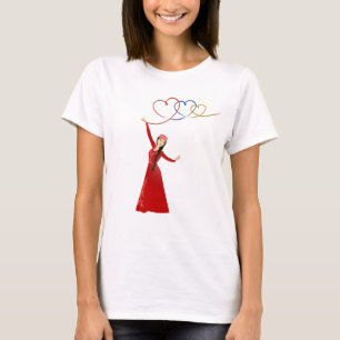 Camiseta Corações de T-Shirt Armênia