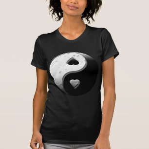 Camiseta Corações de Yin Yang
