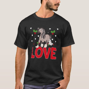 Camiseta Corações dias de os namorados Adoram Mulheres Anim
