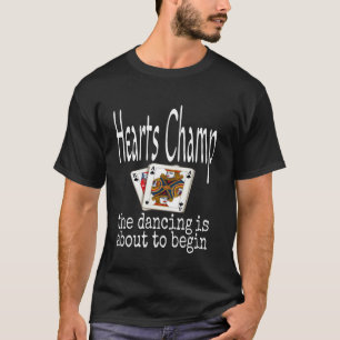 Camiseta Corações Divertidos Campeão A Dança Está Prestes a