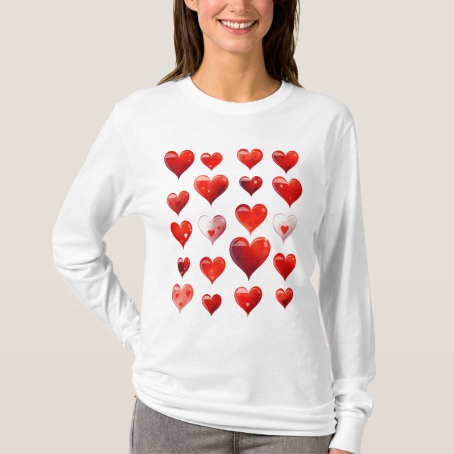 Camiseta Corações do namorados (Frente)