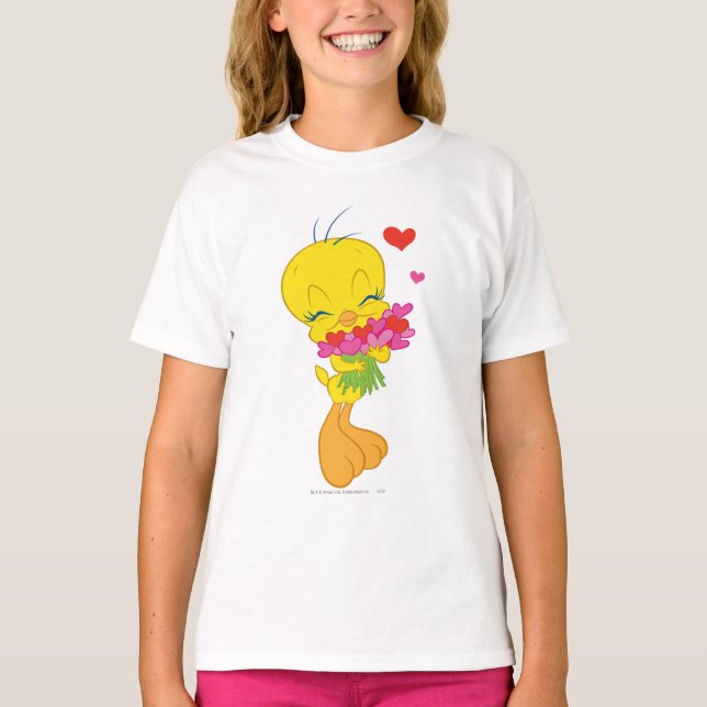 Camiseta Corações do TWEETY™ (Frente)