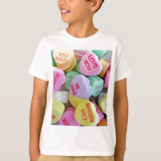 Camiseta Corações Doces (Frente)