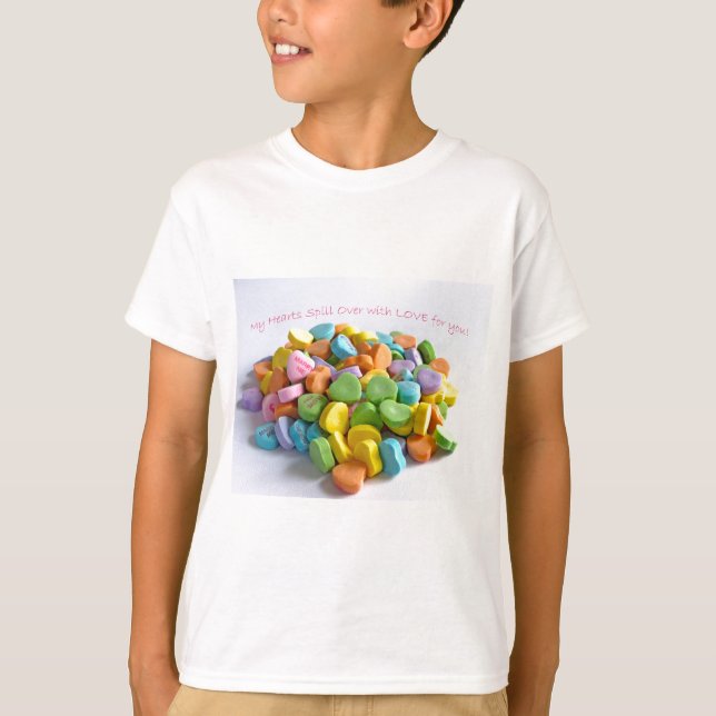 Camiseta Corações Doces (Frente)