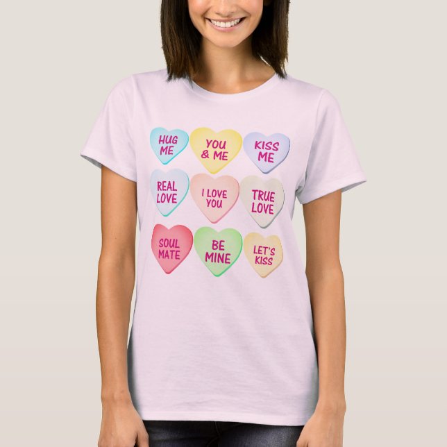 Camiseta Corações Doces Camisa: Namorados perfeito (Frente)