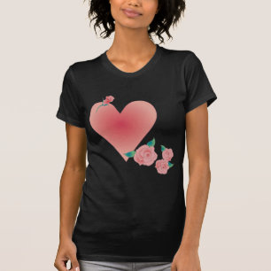 Camiseta CORAÇÕES E ROSAS de SHARON SHARPE
