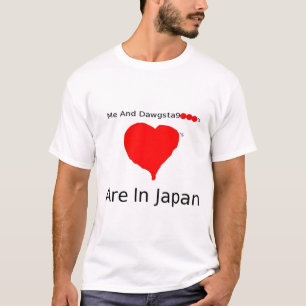 Camiseta Corações em Japão