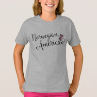 Corações Entwinados Noruegueses Americanos