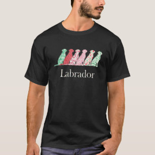 Camiseta Corações Incríveis de Labrador Retriever