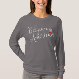 Camiseta Corações Invertidos Belga-Americana