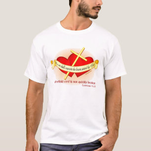 Camiseta Corações juntados pelo amor do deus