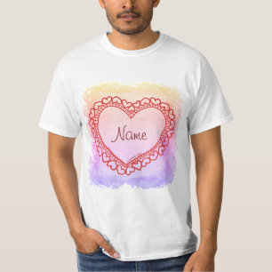 Camiseta Corações Lindos