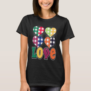 Camiseta Corações Marcados Com Amor Para Casais Dia dos Nam