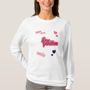 Camiseta Corações Positivos