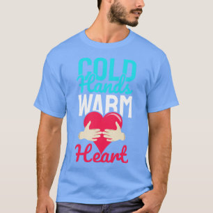 Camiseta Corações Quentes das Mãos Fria