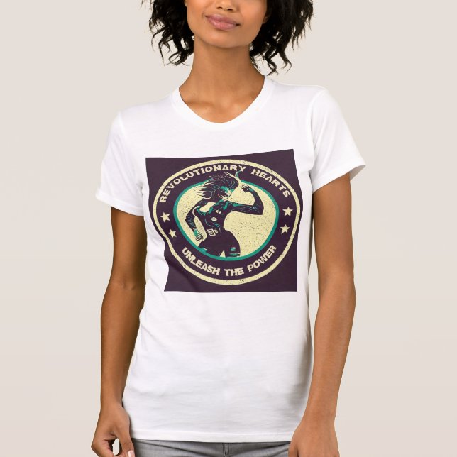 CAMISETA "CORAÇÕES REVOLUCIONÁRIAS" (Frente)