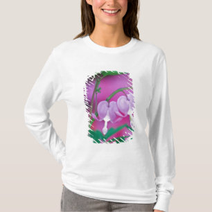 Camiseta Corações Sangrando Conectando-se No Jardim. Crédit