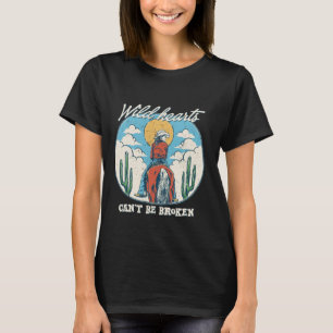 Camiseta Corações Selvagens Não Podem Ser Partido Cowgirl M