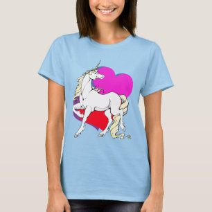 Camiseta corações, unicórnio 1