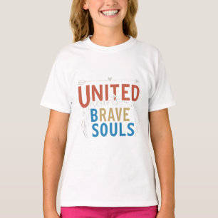 Camiseta Corações Unidos Almas Corajosas