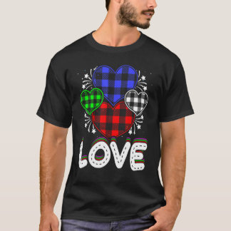 Camiseta Corações Verificados Com Amor Para Namorados Casal