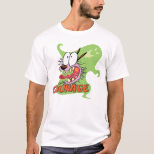 Camiseta Coragem ao Cachorro   Gráfico Fantasma
