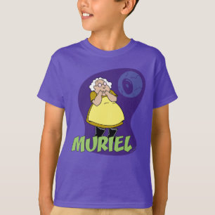 Camiseta Coragem ao Cachorro Gráfico Muriel