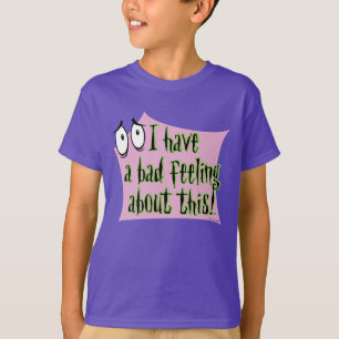 Camiseta Coragem ao Cachorro Tenho um mau pressentimento.