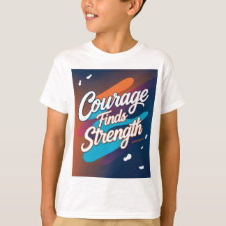 Camiseta Coragem encontra intensidade do T-Shirt inspiracio