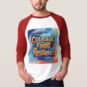 Camiseta Coragem Encontra Resiliência: Dinâmica Inspiradora