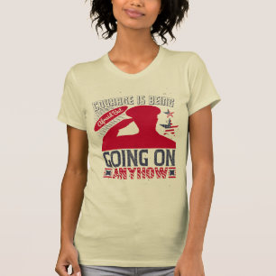 Camiseta Coragem está receando, mas de qualquer forma